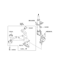 Diagram for Hyundai Tucson Control Arm - 54501-2E001