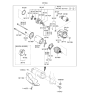 Diagram for Hyundai Tiburon Starter Solenoid - 36120-37301