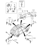 Diagram for 2008 Hyundai Tucson Ignition Lock Cylinder - 81920-2EA20