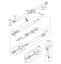 Diagram for 2008 Hyundai Tucson Universal Joint - 49598-2E000