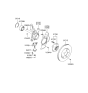 Diagram for Hyundai Tucson Steering Knuckle - 51715-2E100