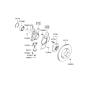 Diagram for 2006 Hyundai Tucson Wheel Hub - 51750-3A003