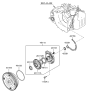 Diagram for 2003 Hyundai Elantra Torque Converter - 45100-34250