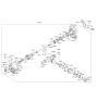 Diagram for 2006 Hyundai Tucson Transfer Case - 47300-39200