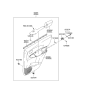 Diagram for 2004 Hyundai Tucson Weather Strip - 83231-2E000