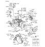 Diagram for 2007 Hyundai Tucson Engine Mount Torque Strut - 45220-39120