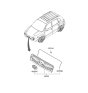 Diagram for 2008 Hyundai Tucson Grille - 86350-2E000