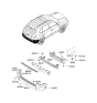 Diagram for 2008 Hyundai Tucson Bumper - 86610-2E010