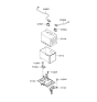 Diagram for 2007 Hyundai Tucson Battery Terminal - 37250-2E100