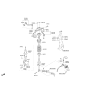 Diagram for Hyundai Genesis G90 Bump Stop - 54626-D2050