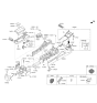 Diagram for 2022 Hyundai Genesis G90 Armrest - 84660-D2BA0-NNB