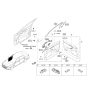 Diagram for 2022 Hyundai Genesis G90 Power Window Switch - 93575-D2100-OWN