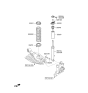 Diagram for Hyundai Genesis G90 Shock And Strut Mount - 55330-D2050