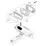 Diagram for 2022 Hyundai Genesis G90 Instrument Cluster - 94041-D2030