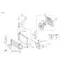 Diagram for Hyundai Genesis G90 Cooling Fan Assembly - 25380-D2500