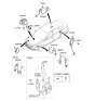 Diagram for 2019 Hyundai Genesis G80 ABS Sensor - 59830-D2450