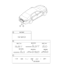 Diagram for 2021 Hyundai Genesis G90 Emblem - 86312-D2750