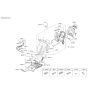 Diagram for 2020 Hyundai Genesis G90 Seat Cover - 88260-D2510-NPA