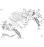 Diagram for 2019 Hyundai Genesis G90 Catalytic Converter - 28530-3LTB0