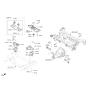 Diagram for Hyundai Genesis G90 Motor And Transmission Mount - 21850-D2510
