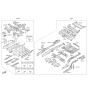 Diagram for 2022 Hyundai Genesis G90 Front Cross-Member - 65631-D2000