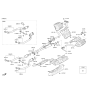 Diagram for 2022 Hyundai Genesis G90 Muffler - 28711-D2510