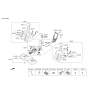 Diagram for 2020 Hyundai Genesis G90 Seat Cover - 89160-D2210-NNQ