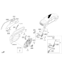 Diagram for 2021 Hyundai Genesis G90 Tailgate Lock Actuator Motor - 81410-D2710