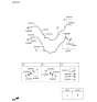 Diagram for Hyundai Genesis G90 Oil Cooler Hose - 25422-J6000