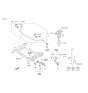Diagram for Hyundai Genesis G90 Control Arm Bushing - 54584-D2700