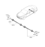 Diagram for 2022 Hyundai Genesis G90 Axle Shaft - 49600-J6200