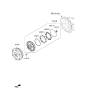 Diagram for 2022 Hyundai Genesis G90 Torque Converter - 45100-4J000