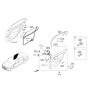 Diagram for 2020 Hyundai Genesis G90 Power Window Switch - 93580-D2700-VCA