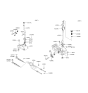 Diagram for Hyundai Tiburon Automatic Transmission Shift Levers - 43720-2C000