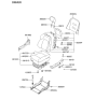 Diagram for Hyundai Tiburon Seat Cushion - 88100-2C410-GAA