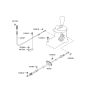 Diagram for 2007 Hyundai Tiburon Shift Cable - 46790-2C900