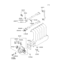 Diagram for Hyundai Tiburon Throttle Body - 35100-23701