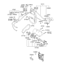 Diagram for 2008 Hyundai Tiburon A/C Hose - 97773-2C111