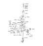 Diagram for Hyundai Tiburon Shift Indicator - 46750-2C301