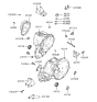 Diagram for 2004 Hyundai Tiburon Motor And Transmission Mount - 43120-39401