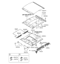 Diagram for 2008 Hyundai Tiburon Sun Visor - 85202-2C217-X6