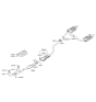 Diagram for 2007 Hyundai Tiburon Muffler - 28700-2C453