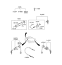 Diagram for Hyundai Ignition Lock Cylinder - 81920-2CB20