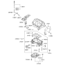 Diagram for 2006 Hyundai Tiburon Oil Pan - 21520-37107