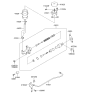 Diagram for Hyundai Tiburon Clutch Master Cylinder - 41610-2C510