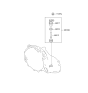 Diagram for 2000 Hyundai XG300 Vehicle Speed Sensors - 46517-39000