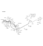 Diagram for Hyundai Tiburon Brake Line - 58731-2C710