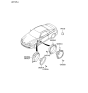 Diagram for Hyundai Tiburon Car Speakers - 96331-2C001