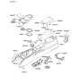 Diagram for 2006 Hyundai Tiburon Cup Holder - 84670-2C000