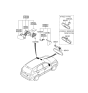 Diagram for 2006 Hyundai Santa Fe Car Speakers - 96310-0W760